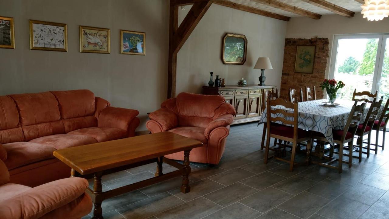 Villa Przystanek Bajka W Puszczy Zielonce Dabrowka Koscielna Exterior foto